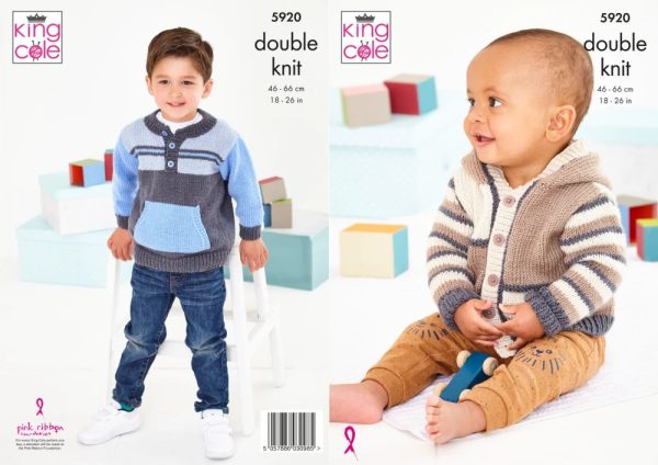 King Cole # 5920 Sweater and Jacket